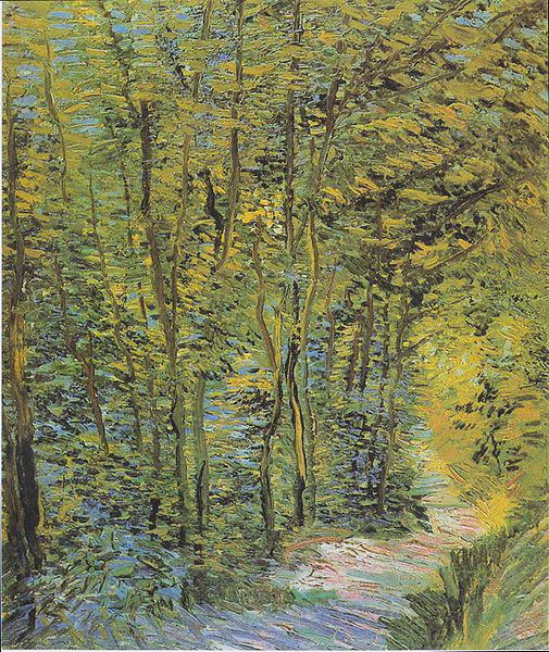Vincent Van Gogh Forest-way Germany oil painting art